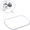 FORABEST 3-In-1 Accessories Package Electric Lunch Box, 47 inch power cords for Car/Truck and Office/Work Steam Vent cover replacement and Silicon leak seal