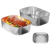 FORABEST Heated Lunch Box Replacement Tray – 1.5L Stainless Steel Inner Container with Single Compartment for Electric Lunch Box – Microwave & Dishwasher Safe – Compatible with FORABEST YY-3166 Model(1.5L – 1 Compartment)