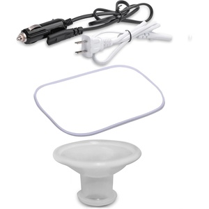 FORABEST 3-In-1 Accessories Package Electric Lunch Box, 47 inch power cords for Car/Truck and Office/Work Steam Vent cover replacement and Silicon leak seal
